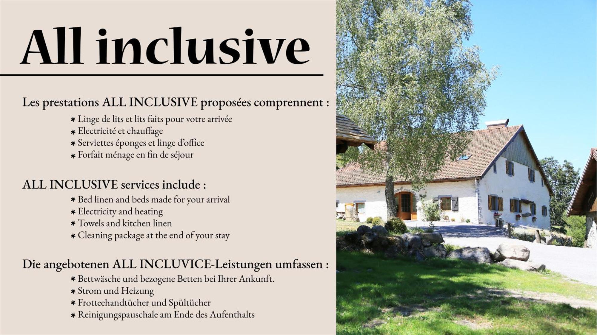 La Ferme Du Douanier & Spa 5 Etoiles All Inclusive Ventron Buitenkant foto